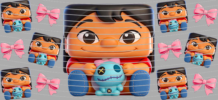 16oz Disney style-D-1798